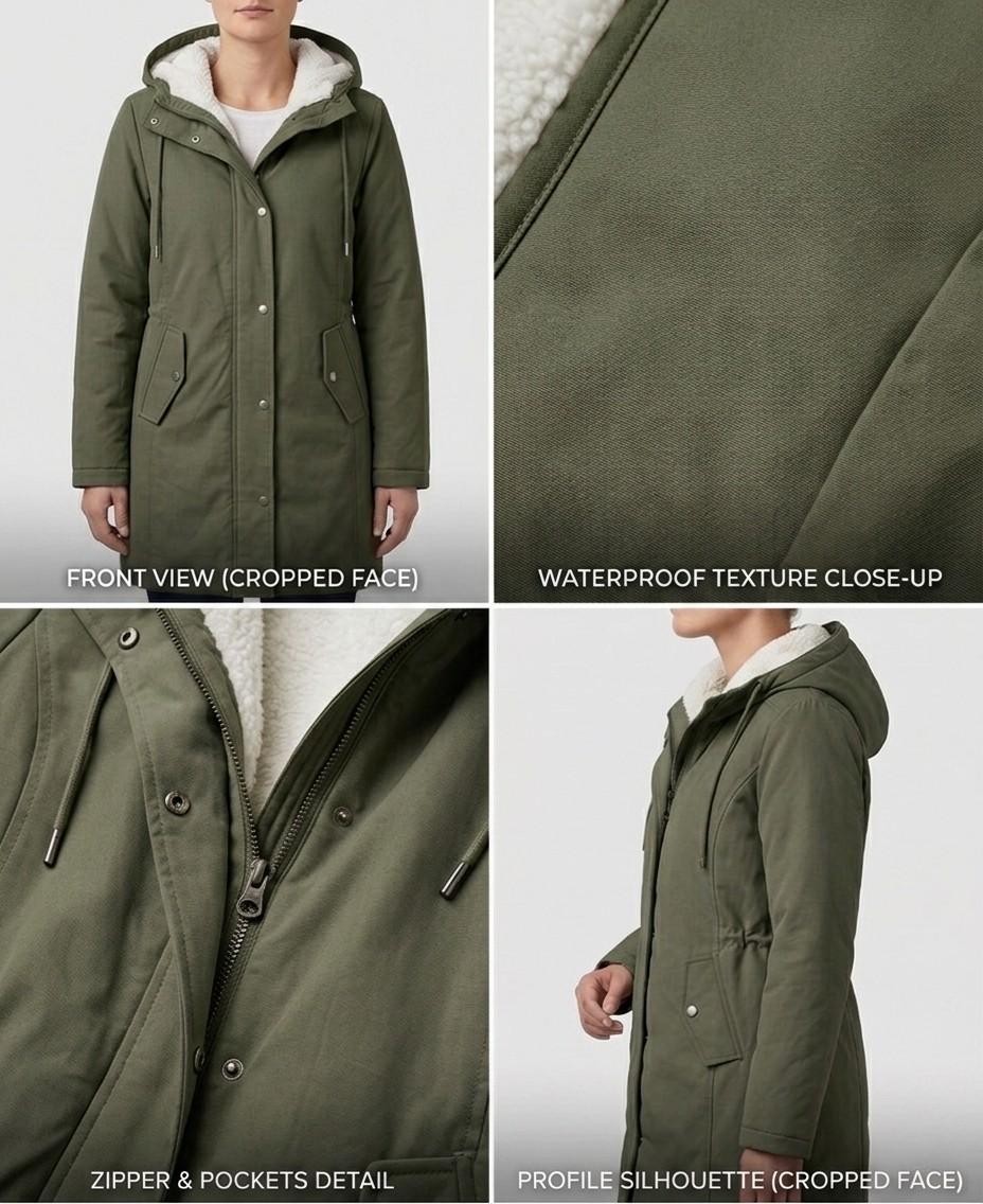 Eleanor - Hooded Longline Winter Parka