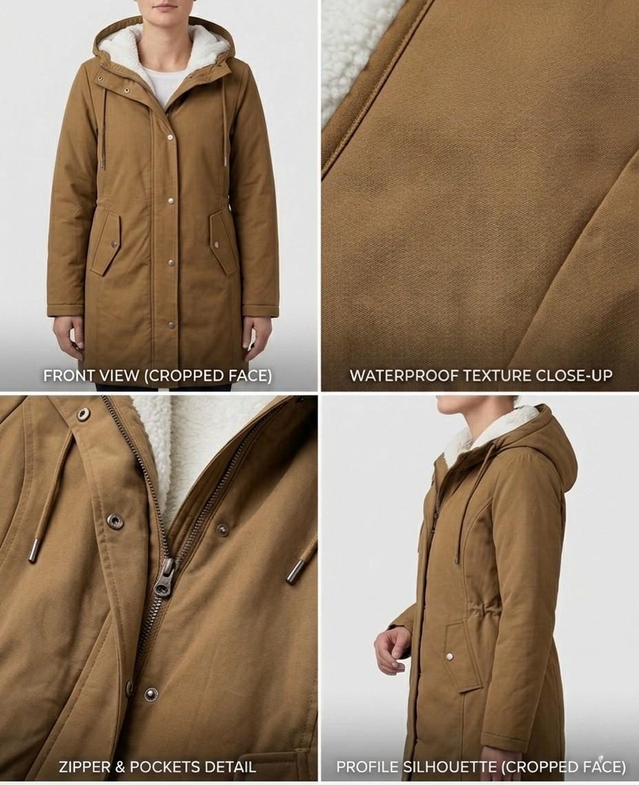 Eleanor - Hooded Longline Winter Parka