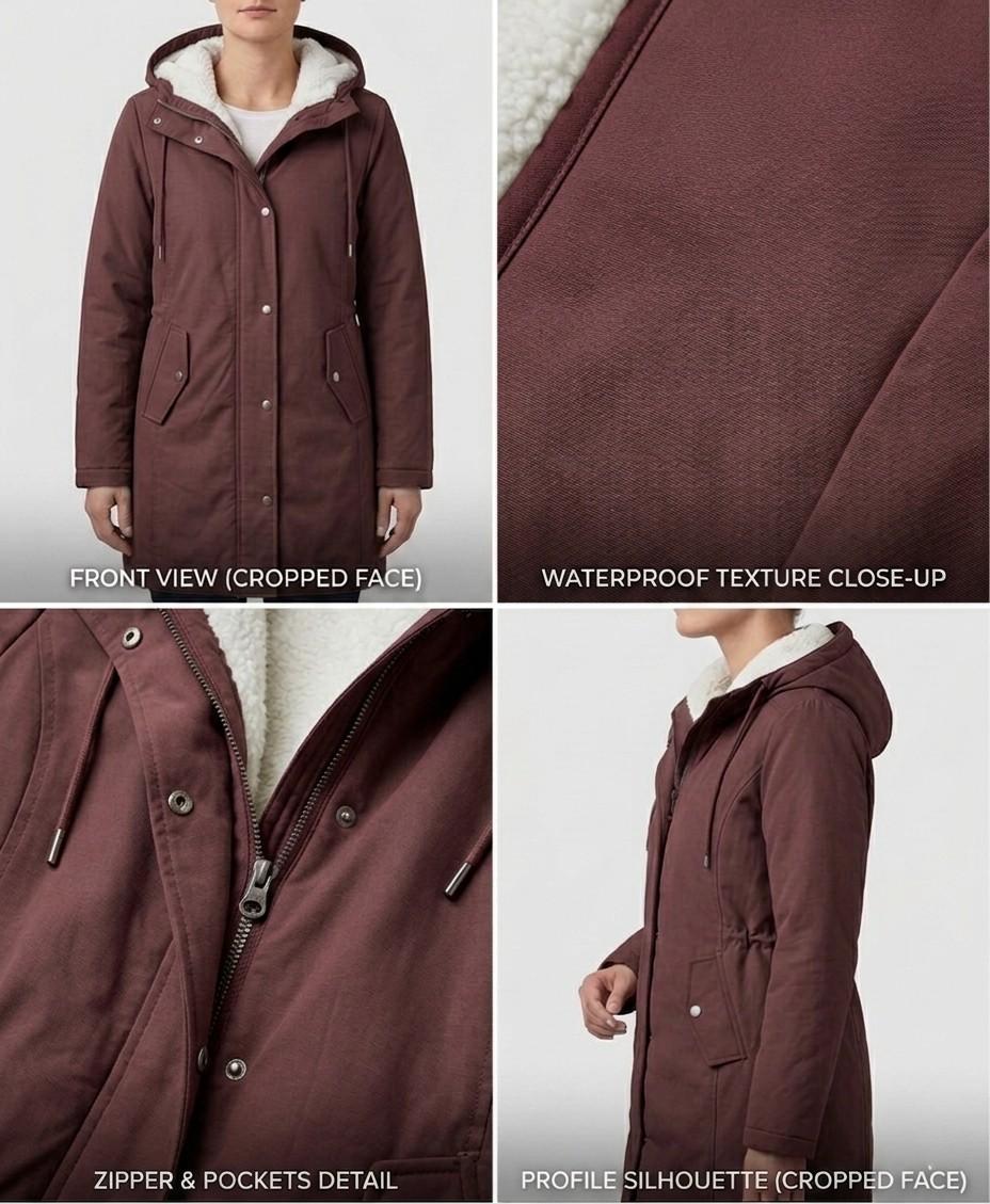 Eleanor - Hooded Longline Winter Parka