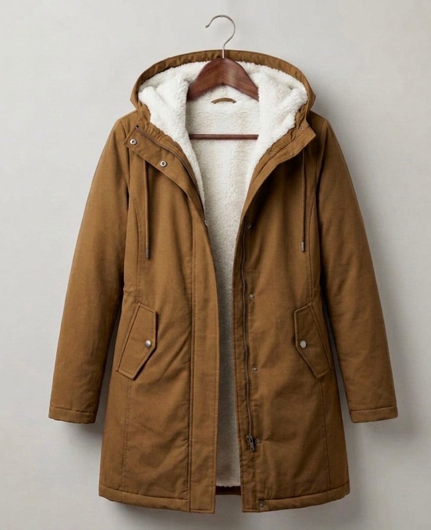Felicity - Hooded Longline Parka Coat