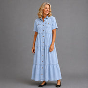 Elizabeth™ | Button-Front Midi Dress