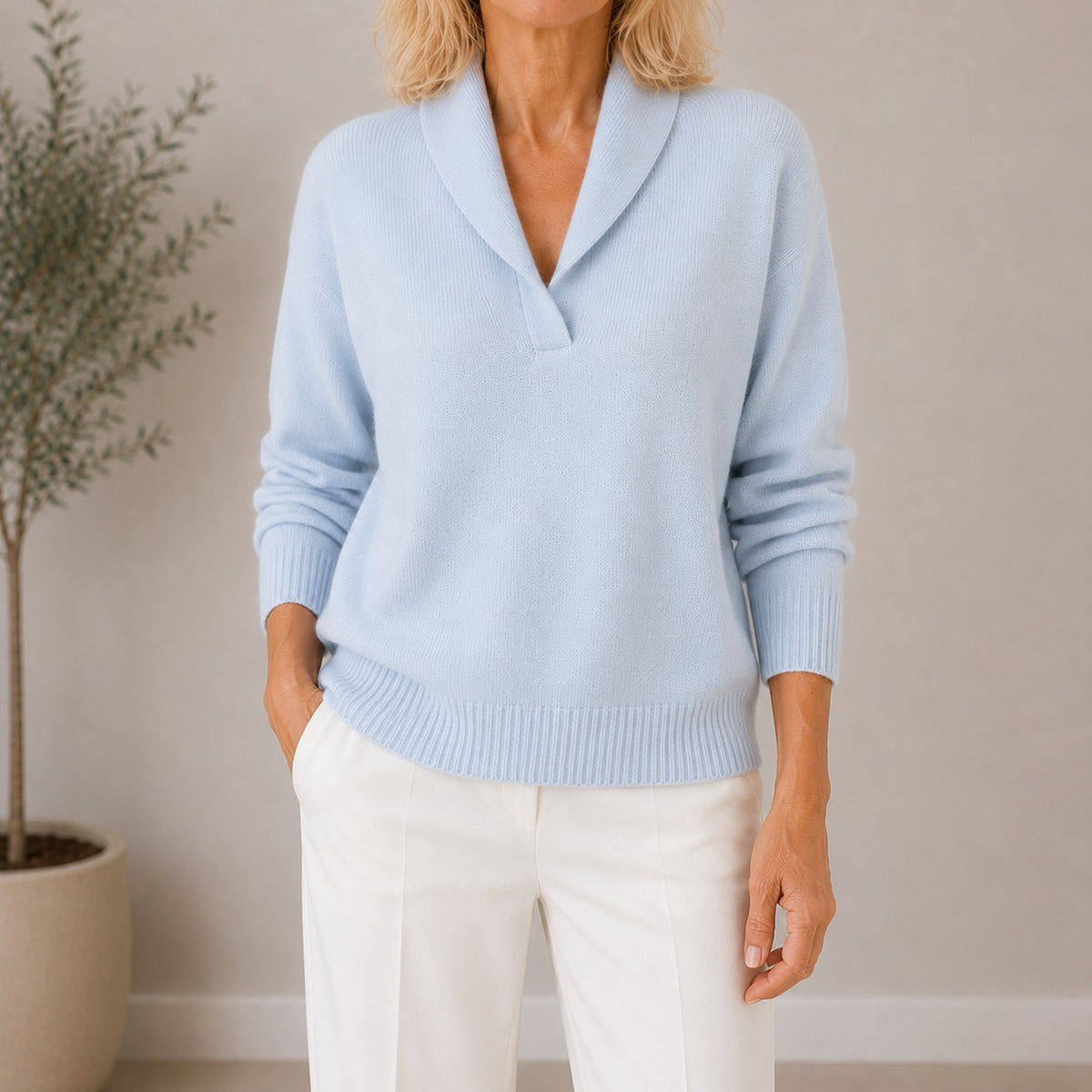 Antonine Soft V-Neck Jumper