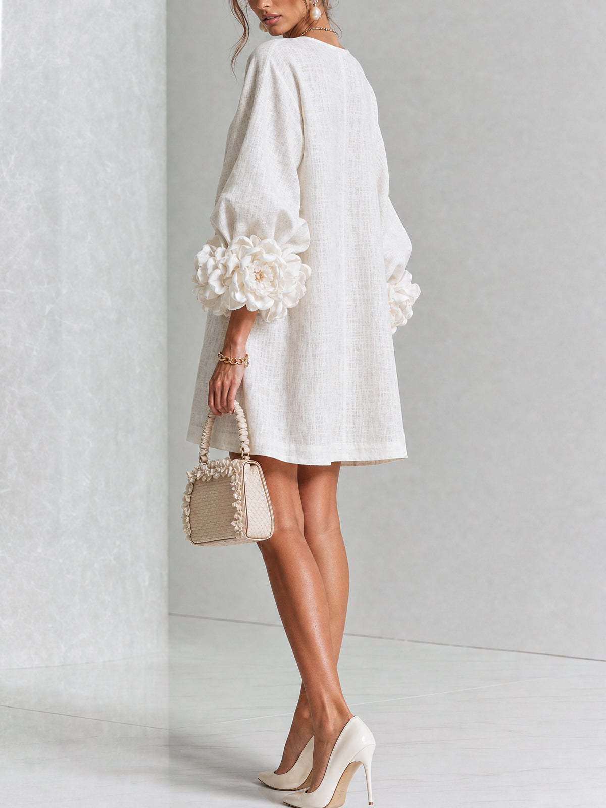 Rosa™ | Floral Button-Down Mini Dress