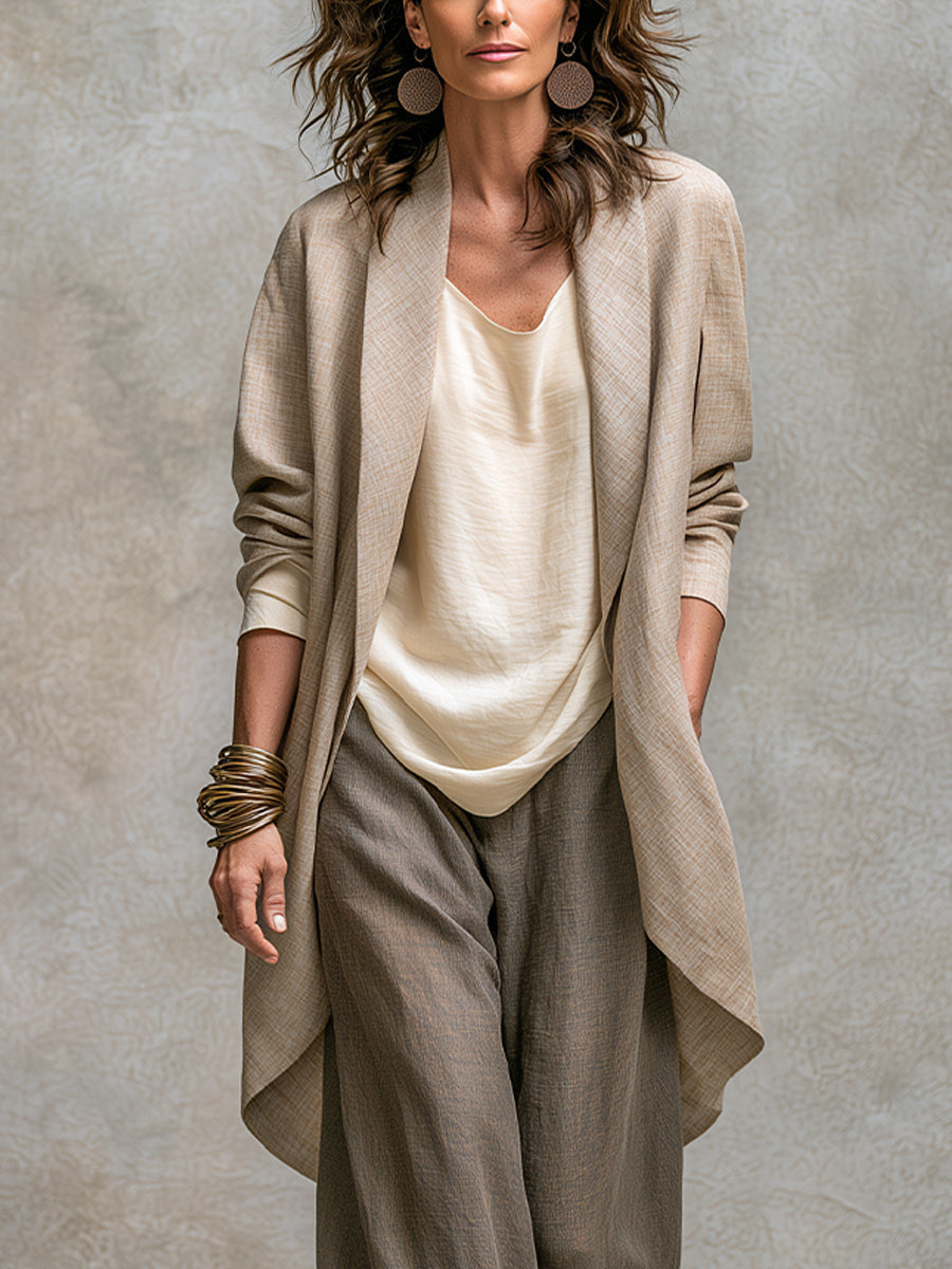 CONSTANCE | THREE-PIECE LAYERED PALAZZO TROUSER SET