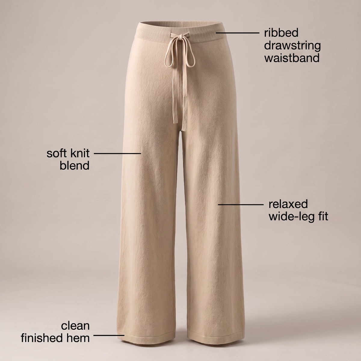 Camille Soft Knit Trousers