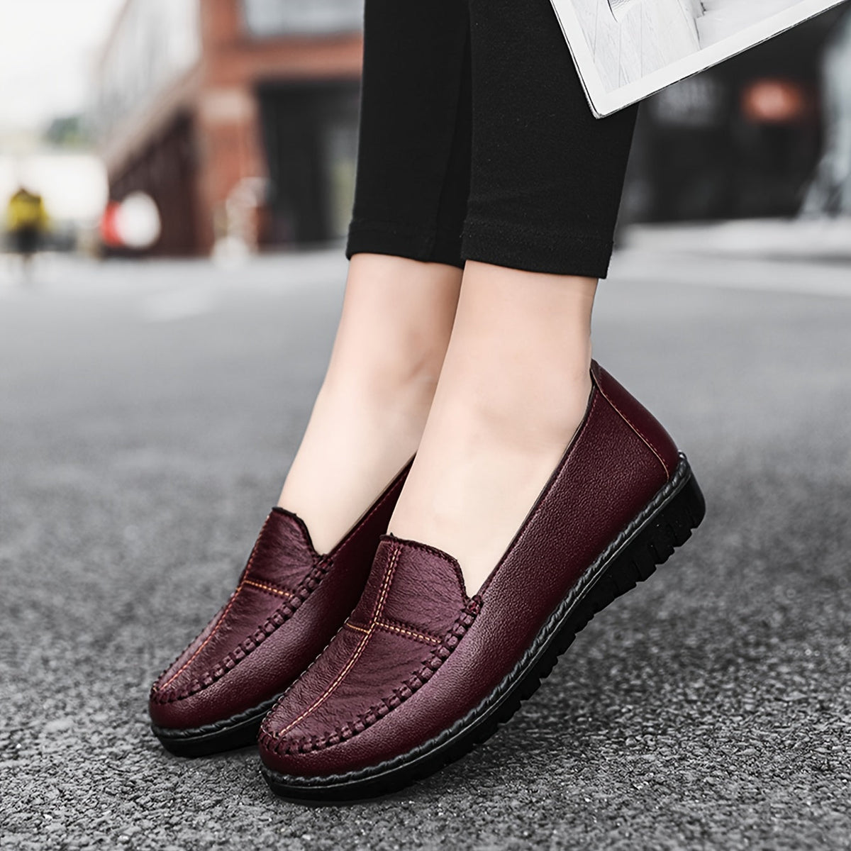 Edith™ | Stitched Comfort Loafers