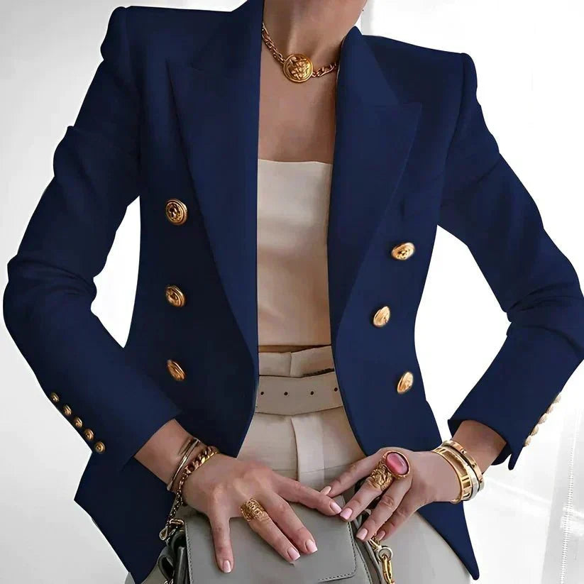 Ava | Elegant Double-Breasted Blazer for Women