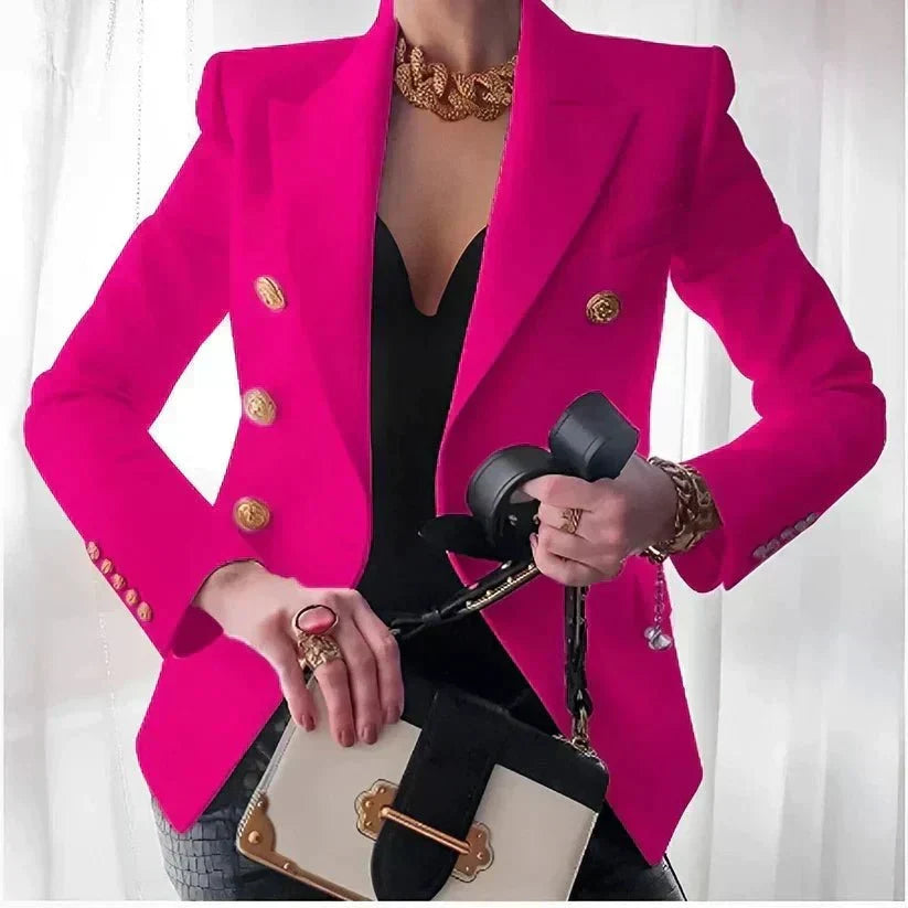 Ava | Elegant Double-Breasted Blazer for Women