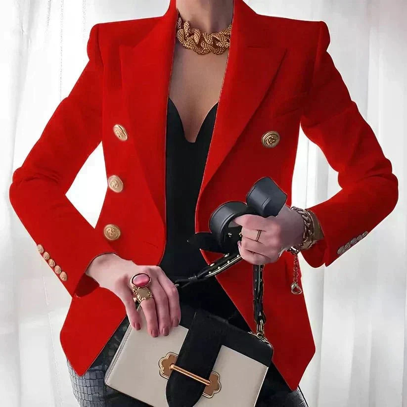 Ava | Elegant Double-Breasted Blazer for Women