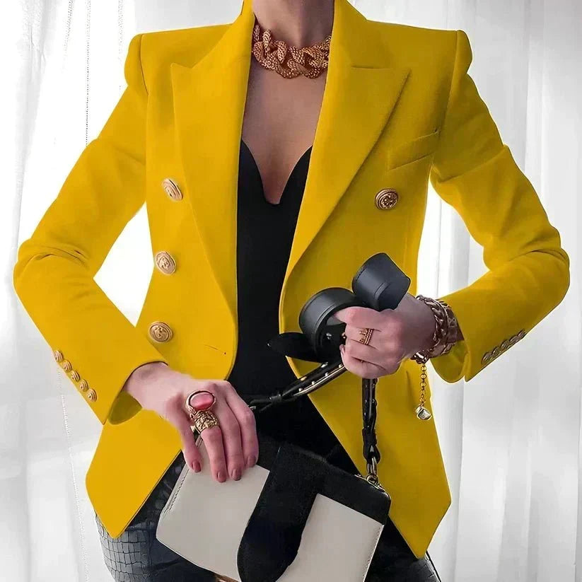 Ava | Elegant Double-Breasted Blazer for Women