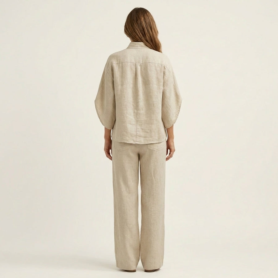LUCIENNE | LINEN TWO-PIECE SET
