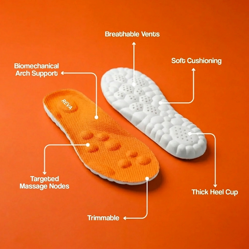 Reva | Cushioned Comfort Insoles for Women