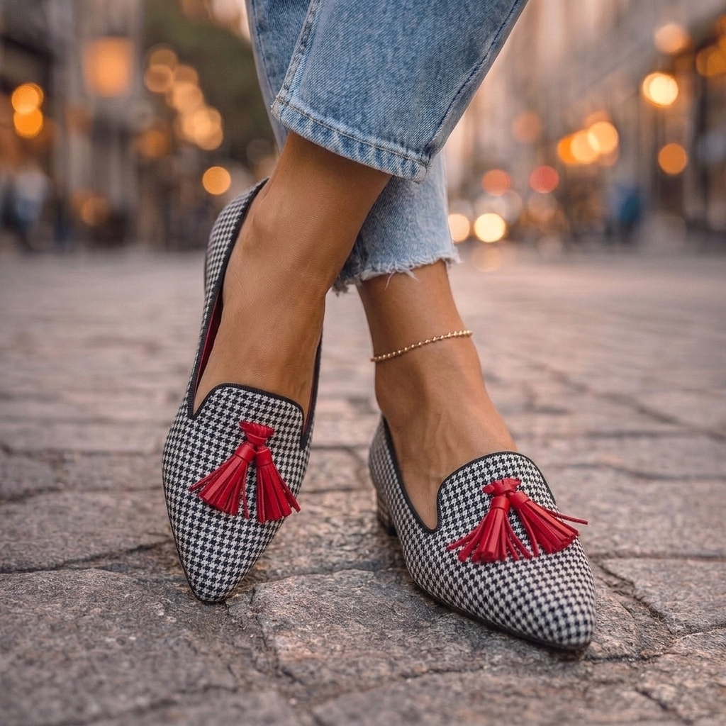 Olivia Orthopaedic Pointed Slip-On Flats