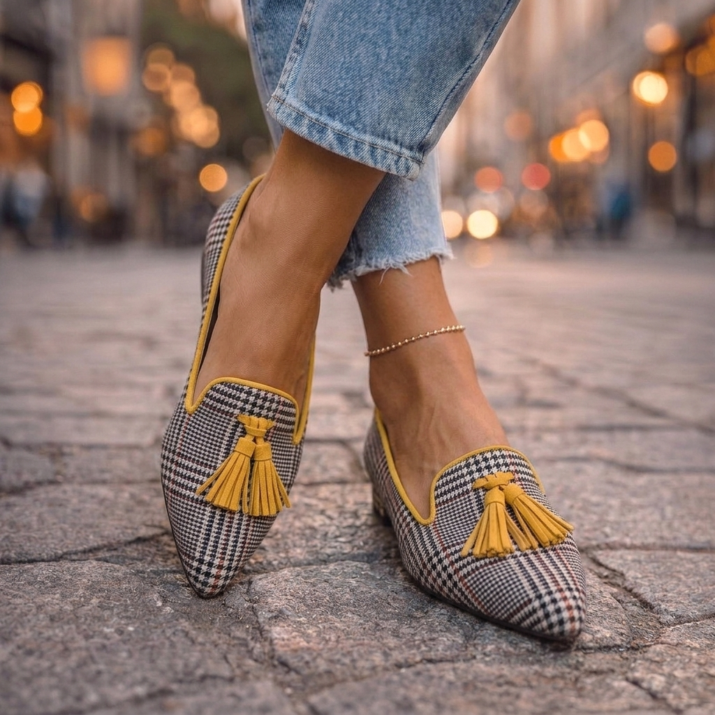 Olivia Orthopaedic Pointed Slip-On Flats