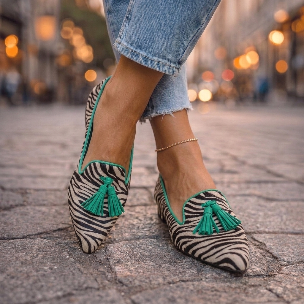 Olivia Orthopaedic Pointed Slip-On Flats