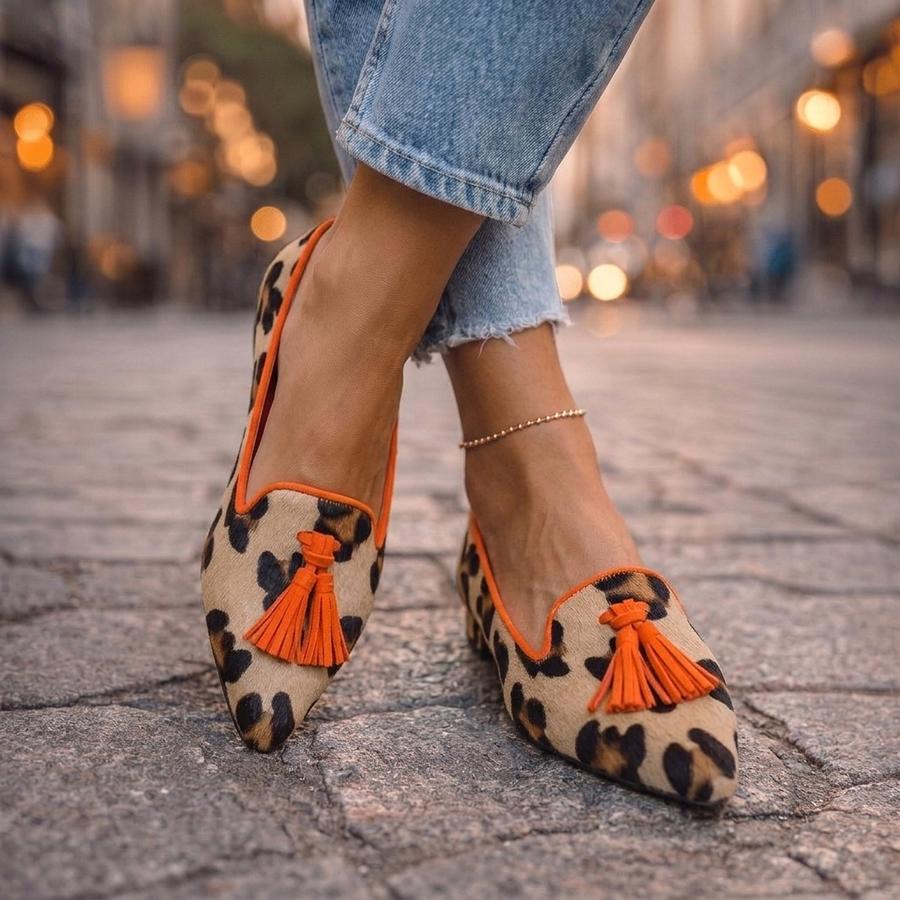 Olivia Orthopaedic Pointed Slip-On Flats