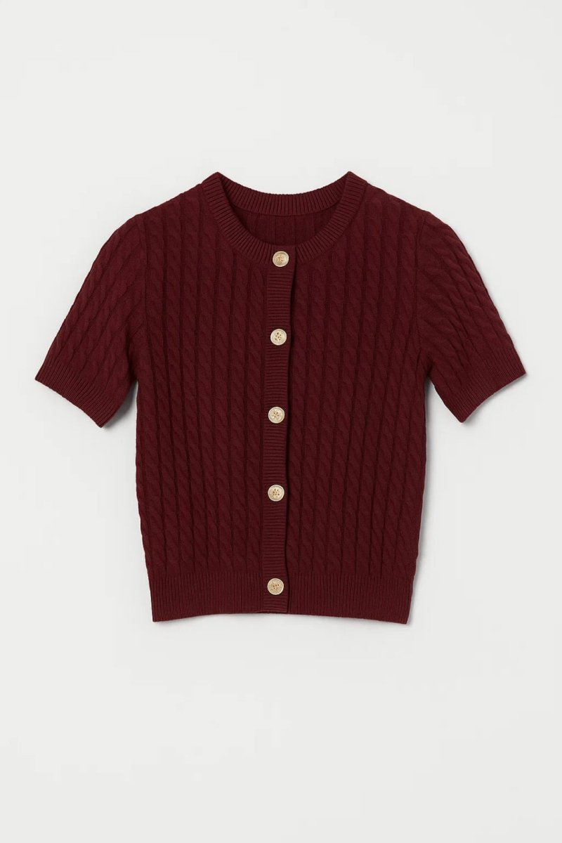 Brenda™ | Cropped Button-Up Cardigan for Women