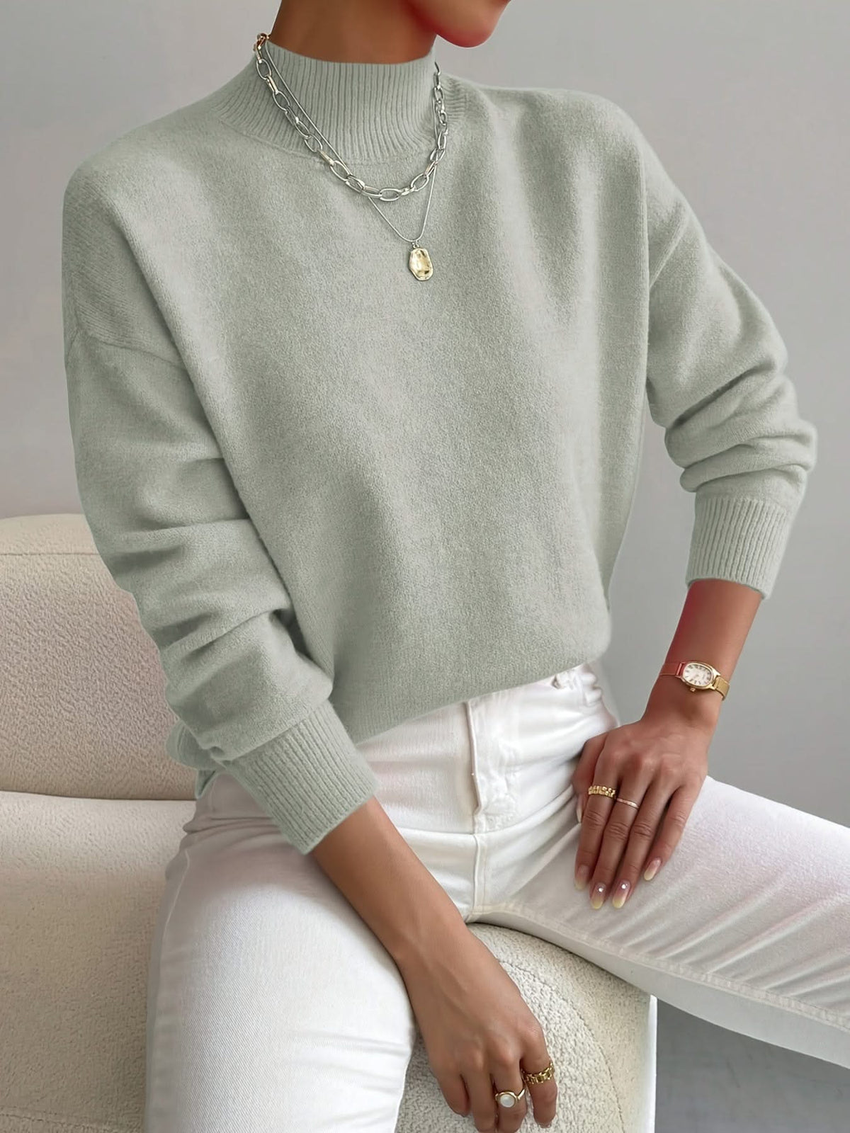 SERAPHINE ROLL NECK JUMPER