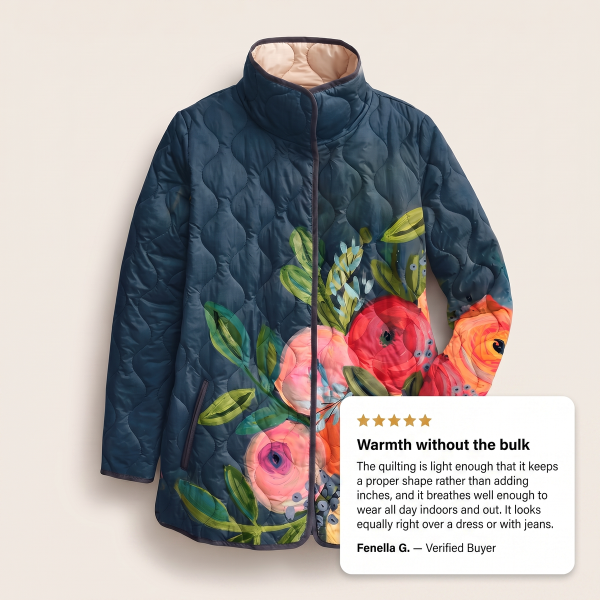 Margharet Flower In Between Jacket