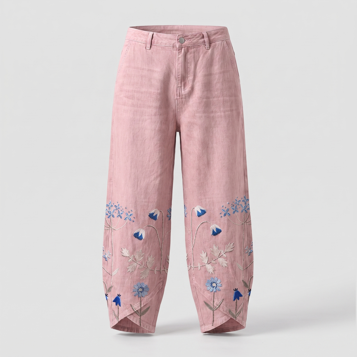 NORABELLE ARTISAN LINEN PANTS