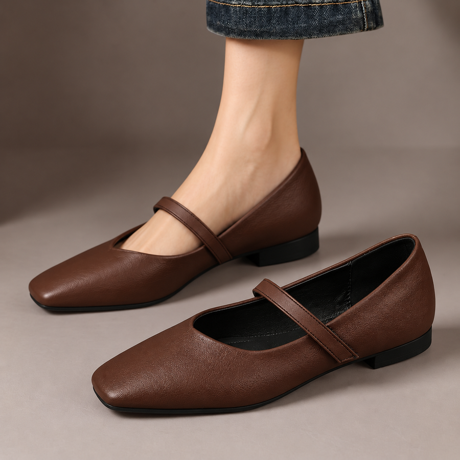 Rosamund™ | Square-Toe Mary Jane Flats