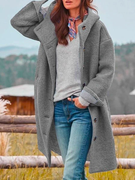 Millie | Fleece Coat in a Plush Look
