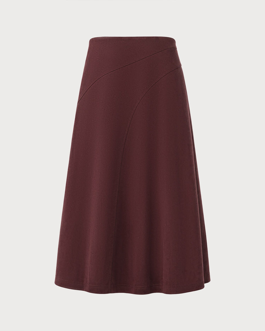 Chelsea Elegant A-Line Midi Skirt