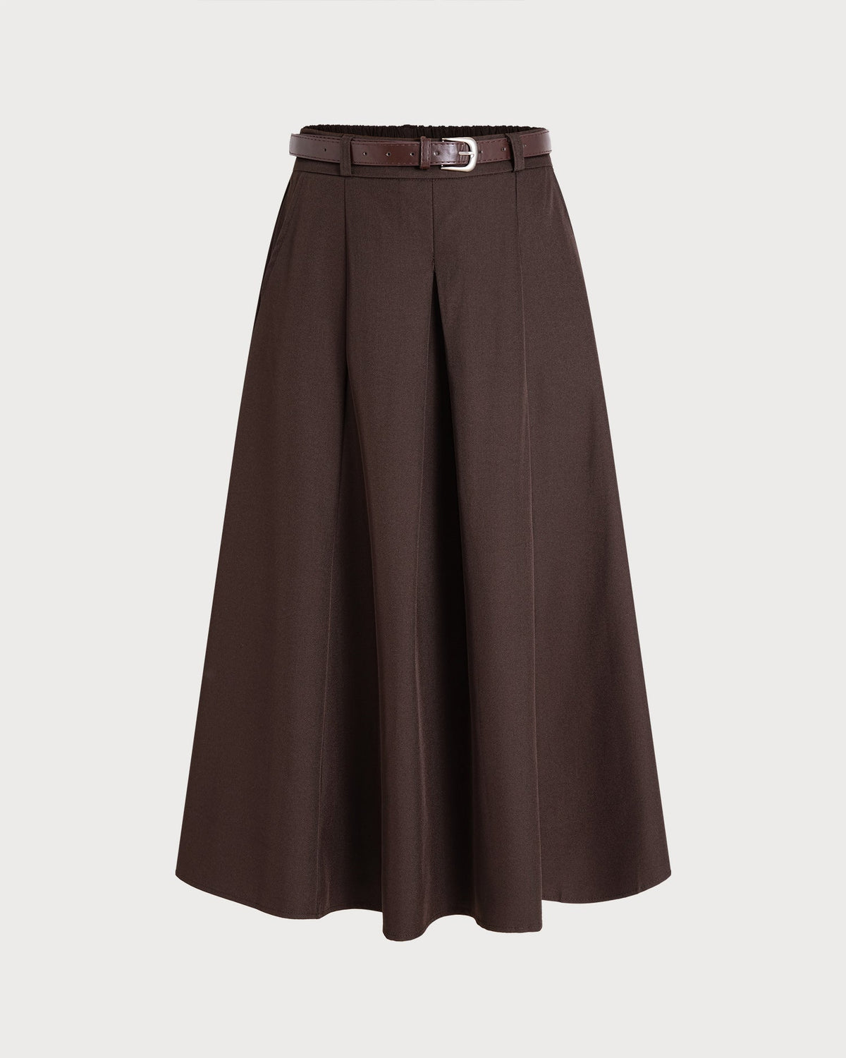 Richmond Belted Midi Skirt with Pockets