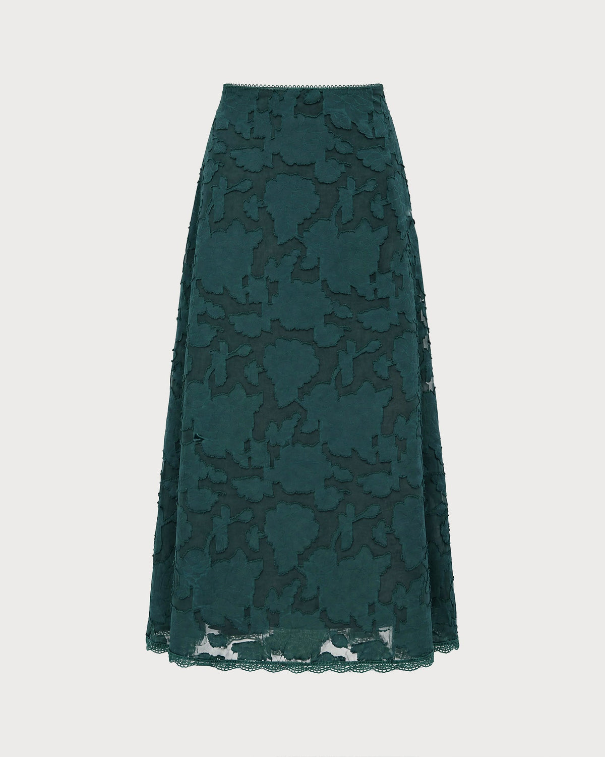 Windsor Lace Jacquard Midi Skirt