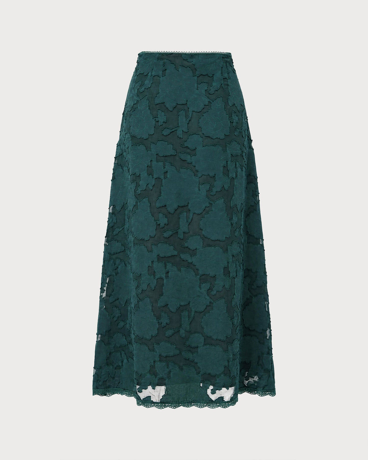 Windsor Lace Jacquard Midi Skirt