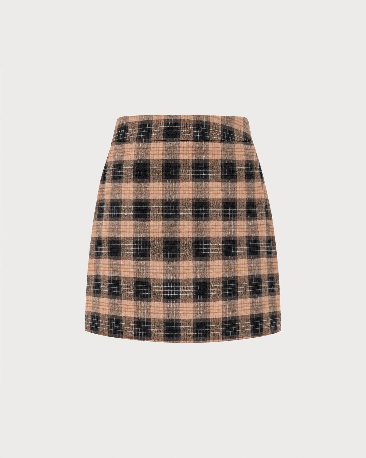 Ashbourne Checked A-Line Skirt