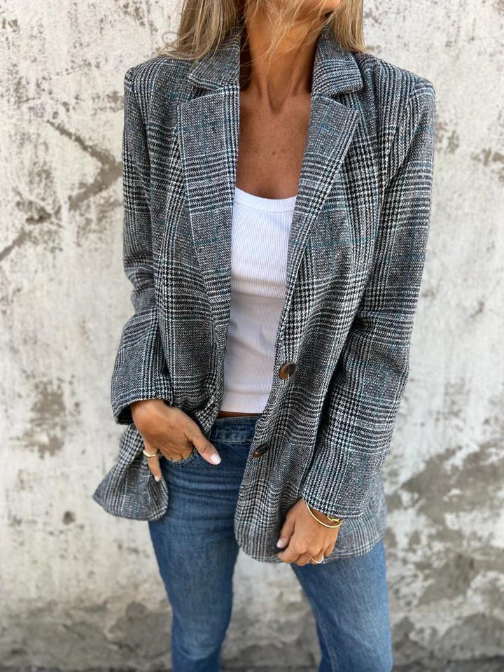 Florence | Women's Classic Cotton Blazer for Everyday