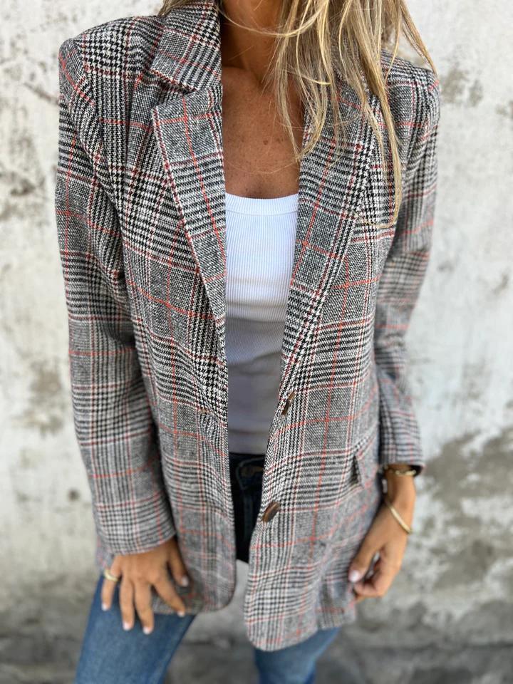 Florence | Women's Classic Cotton Blazer for Everyday