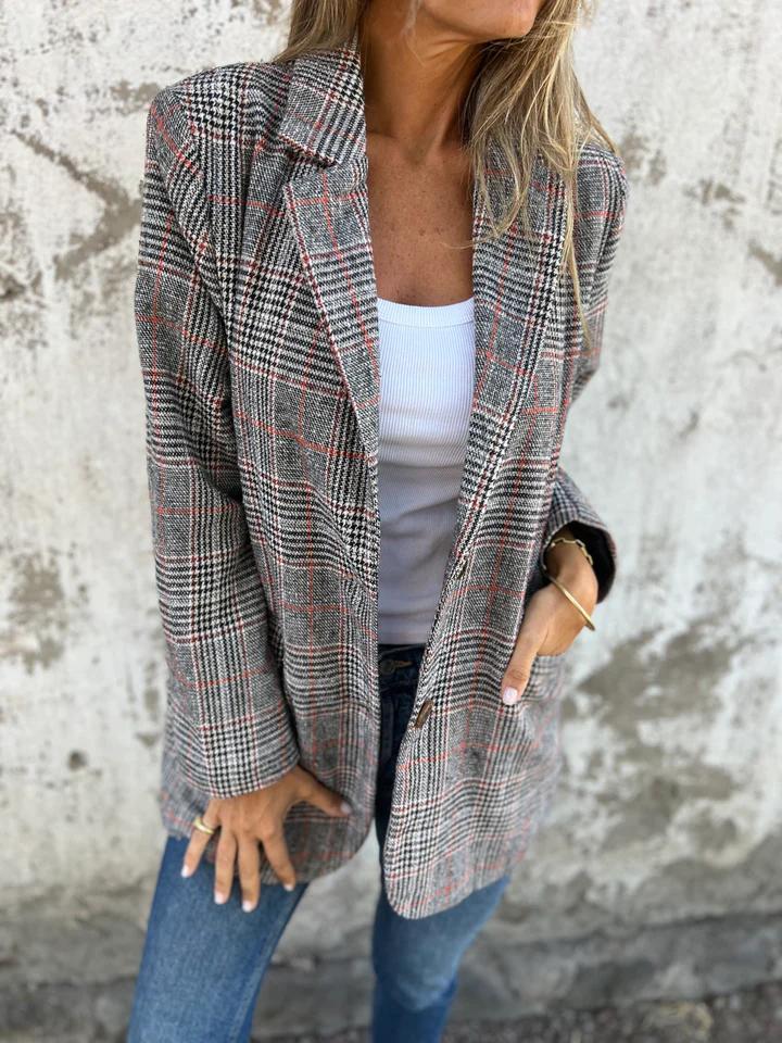 Florence | Women's Classic Cotton Blazer for Everyday