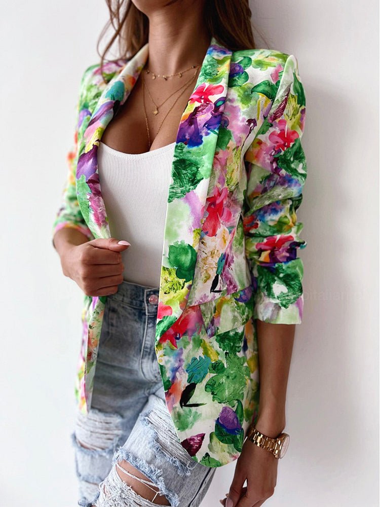Georgia | Women's Floral Blazer for Business and Casual