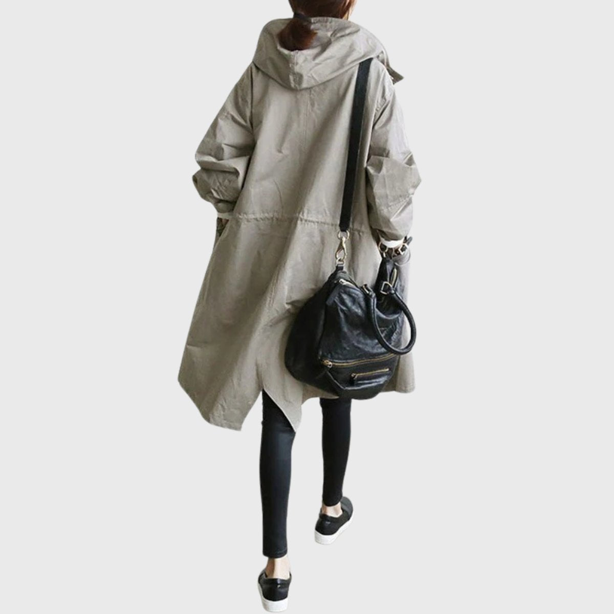 Georgia | Women's Hooded Oversized Long Trenchcoat